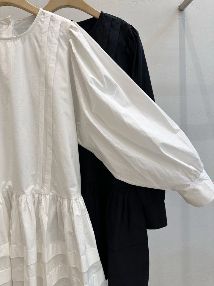 Have - Korean Women Fashion - #womensfashion - Isabel Pintuck Blouse (Mini Dress) - 3