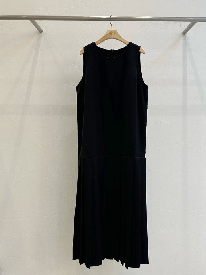 Have - Korean Women Fashion - #womensfashion - Button Pleated One-piece