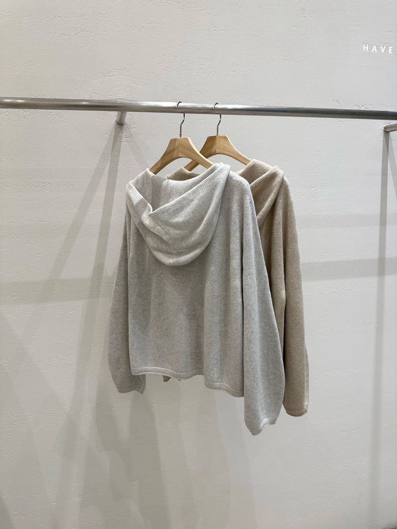 Have - Korean Women Fashion - #womensfashion - Mer Hooded Wholegarment Cardigan - 5