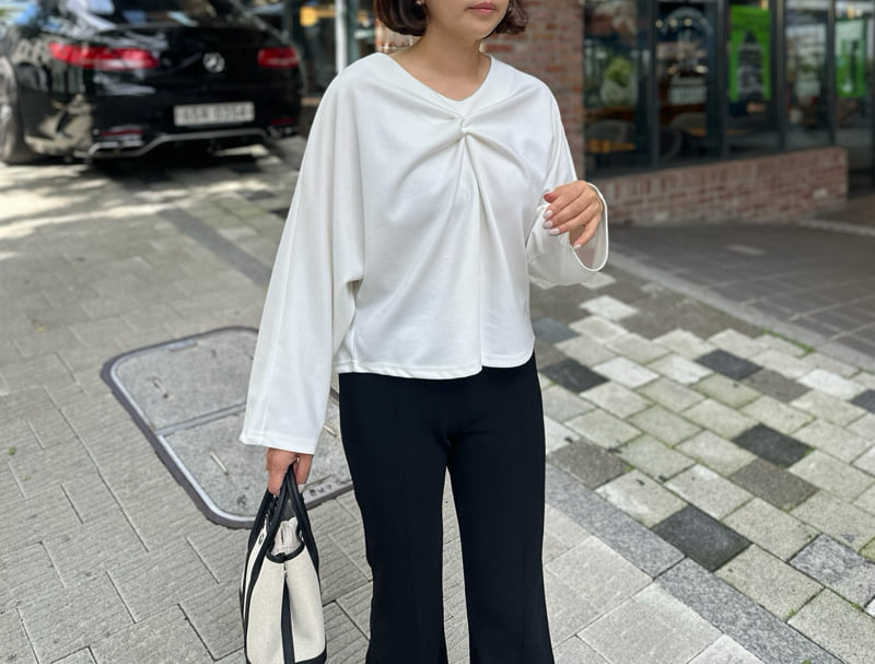Have - Korean Women Fashion - #womensfashion - Drape Tee - 10