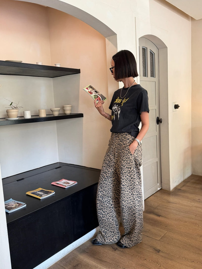 Heil - Korean Women Fashion - #momslook - Pigment Bon Jovi Tee - 5