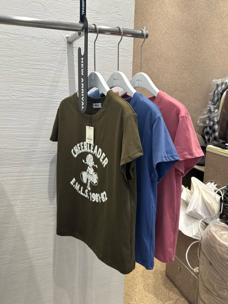 Heil - Korean Women Fashion - #momslook - Cheerleader Tee