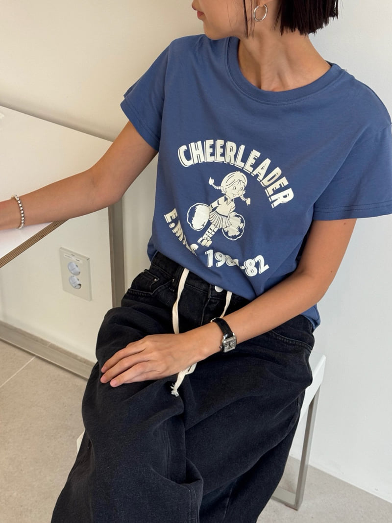 Heil - Korean Women Fashion - #momslook - Cheerleader Tee - 7