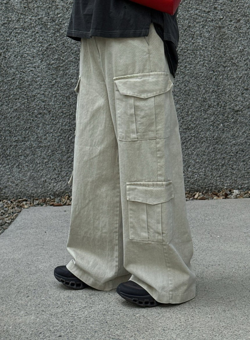 Heil - Korean Women Fashion - #momslook - Pig Double Pocket Pants - 3