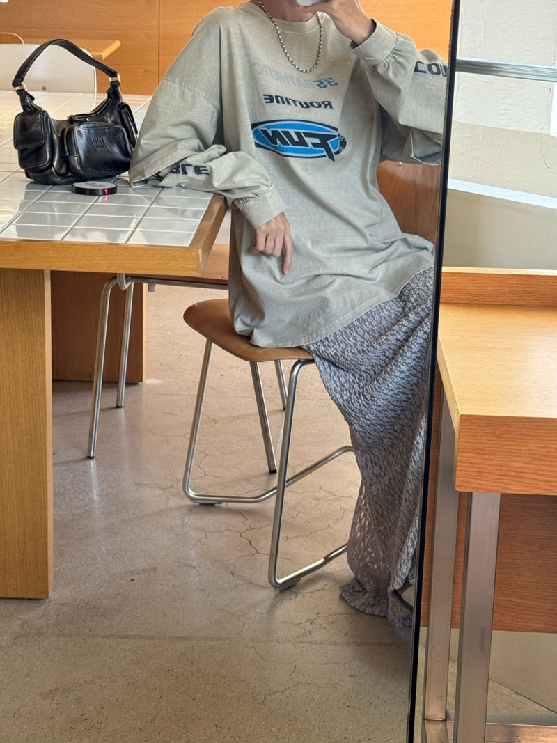 Heil - Korean Women Fashion - #vintagekidsstyle - Pig Fun Layered Tee - 11