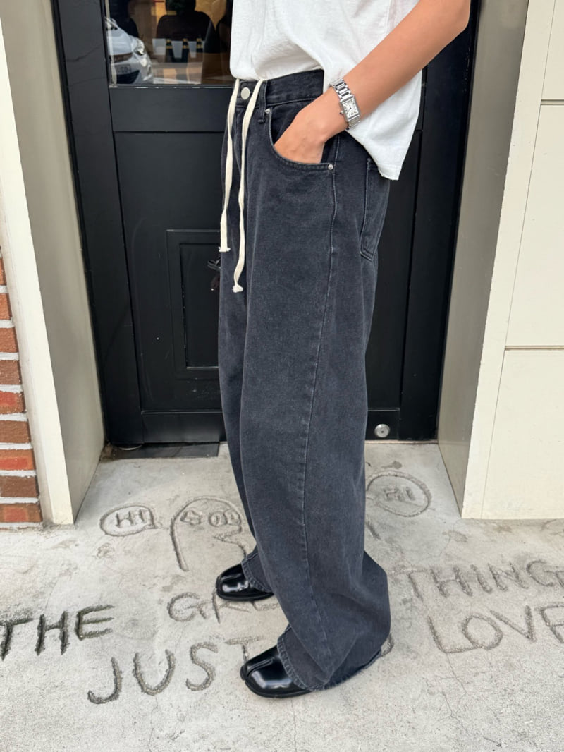Heil - Korean Women Fashion - #womensfashion - Code Denim Pants