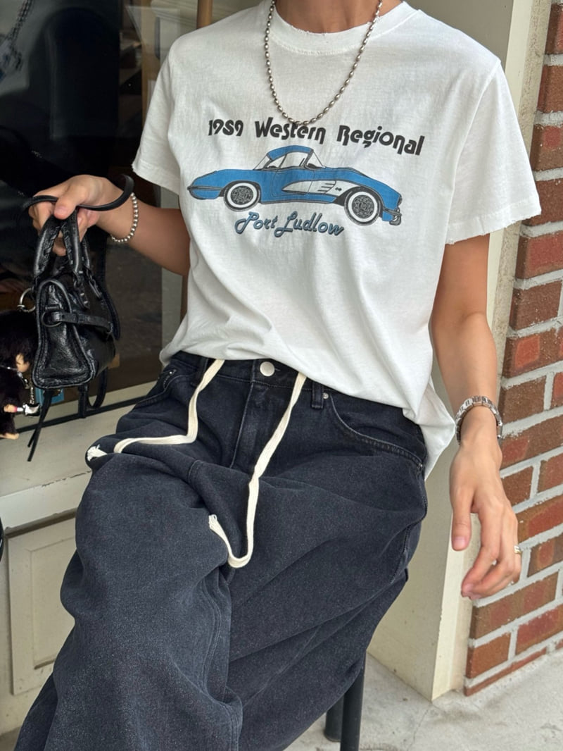 Heil - Korean Women Fashion - #womensfashion - Code Denim Pants - 7