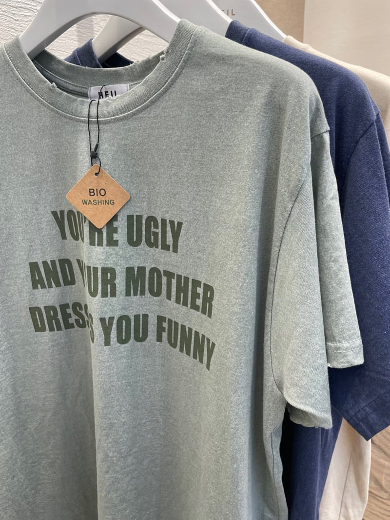 Heil - Korean Women Fashion - #womensfashion - Pig Vintage Ugly Tee - 2