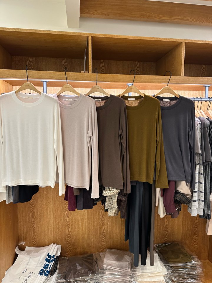 Hiyann - Korean Women Fashion - #momslook - Tencel Basic Tee