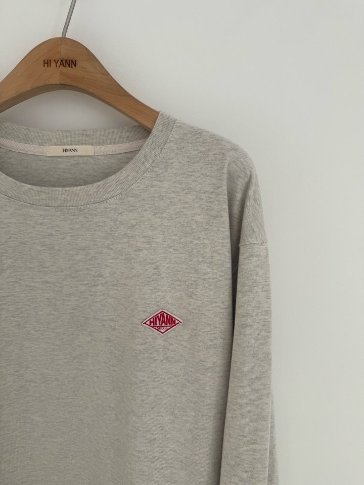 Hiyann - Korean Women Fashion - #momslook - Wappen Basic Tee - 5