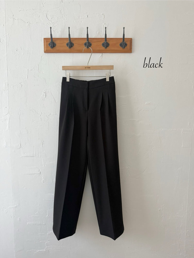 Hiyann - Korean Women Fashion - #momslook - Kooho Pleated Slacks - 8