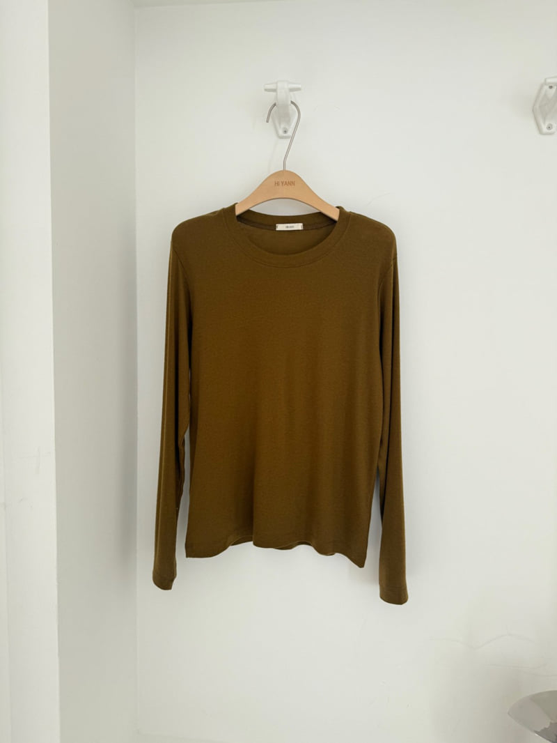 Hiyann - Korean Women Fashion - #momslook - Tencel Basic Tee - 7