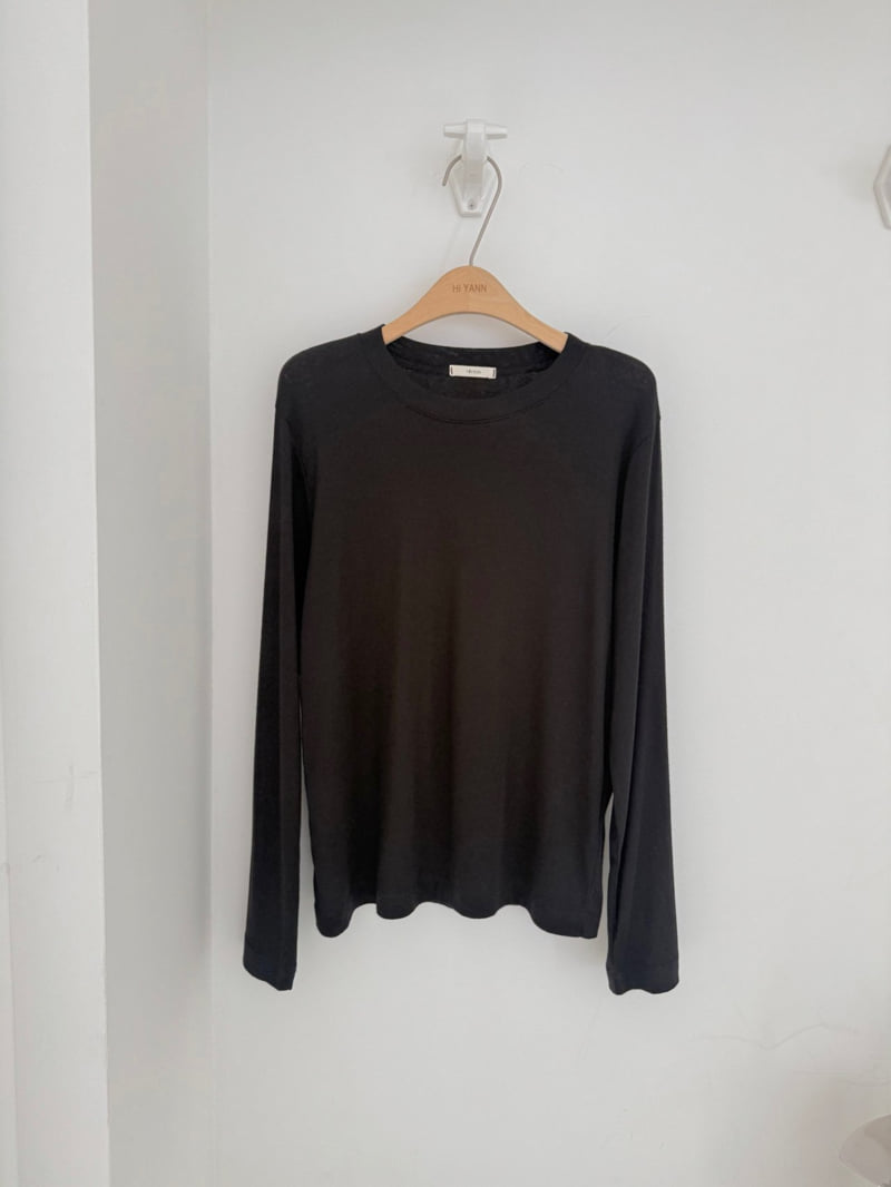 Hiyann - Korean Women Fashion - #momslook - Tencel Basic Tee - 9
