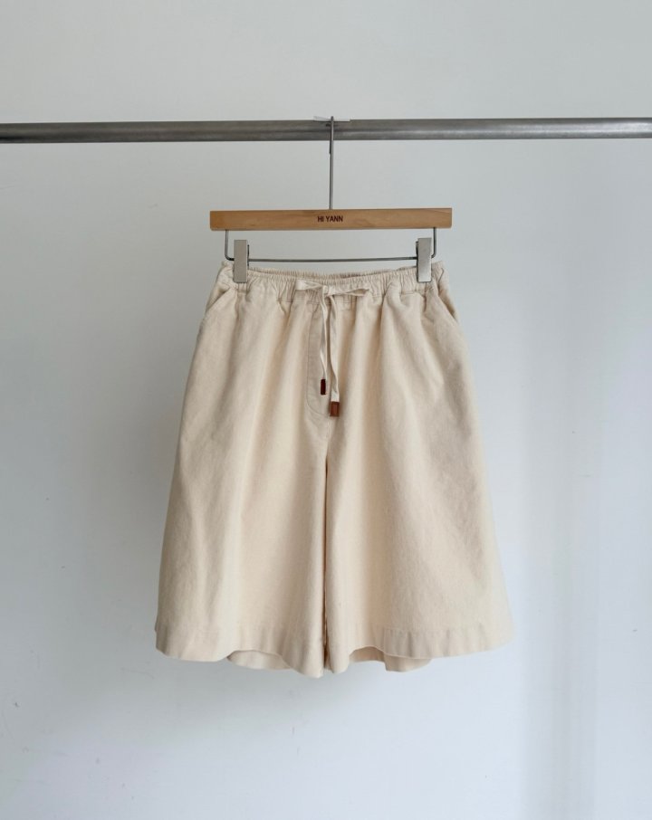 Hiyann - Korean Women Fashion - #pursuepretty - Bermuda Corduroy Pants - 2