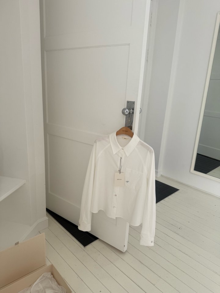 Hiyann - Korean Women Fashion - #restrostyle - Raglan Crop Shirt - 11