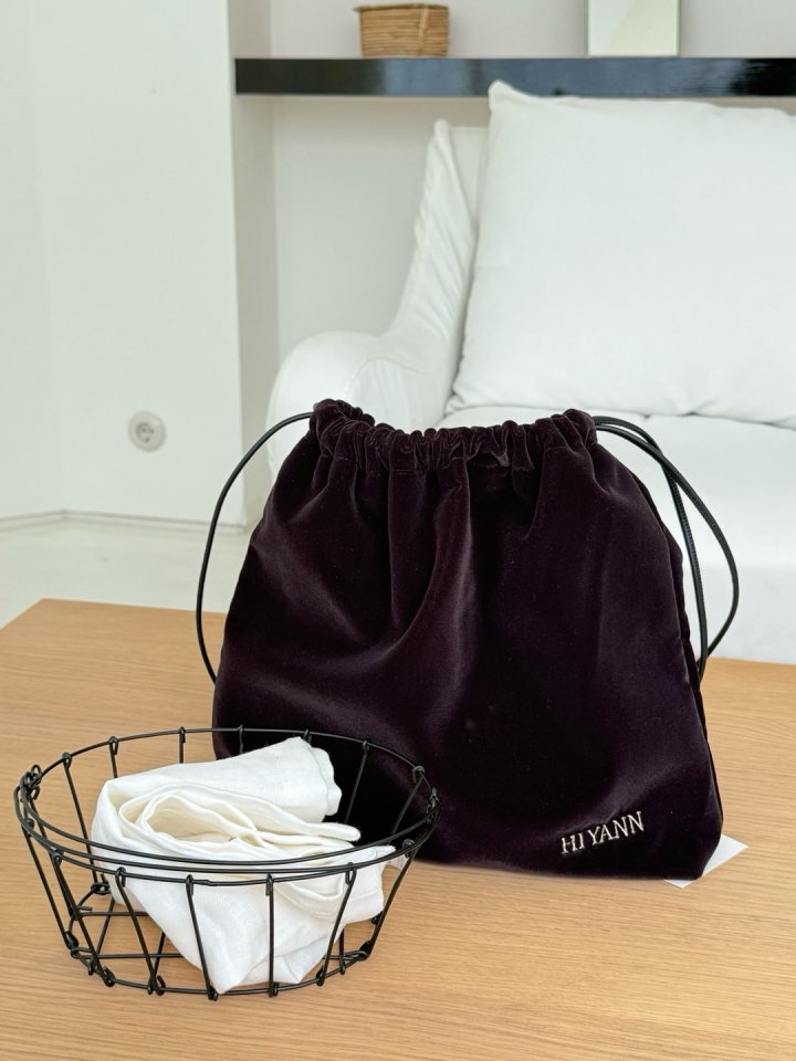 Hiyann - Korean Women Fashion - #restrostyle - Velvet Bag - 8