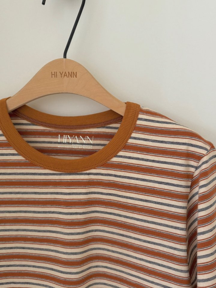 Hiyann - Korean Women Fashion - #restrostyle - Pepe Stripe Tee - 5