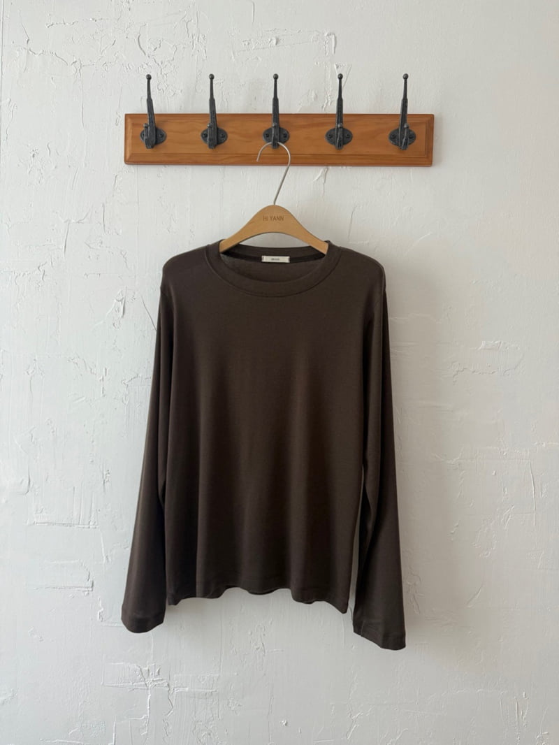 Hiyann - Korean Women Fashion - #restrostyle - Tencel Basic Tee - 5