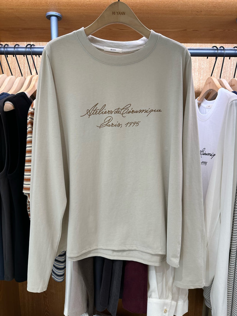 Hiyann - Korean Women Fashion - #romanticstyle - Atelier Tee - 3
