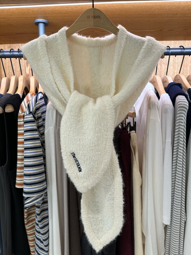Hiyann - Korean Women Fashion - #shopsmall - N Alpaca Hood Muffler - 3
