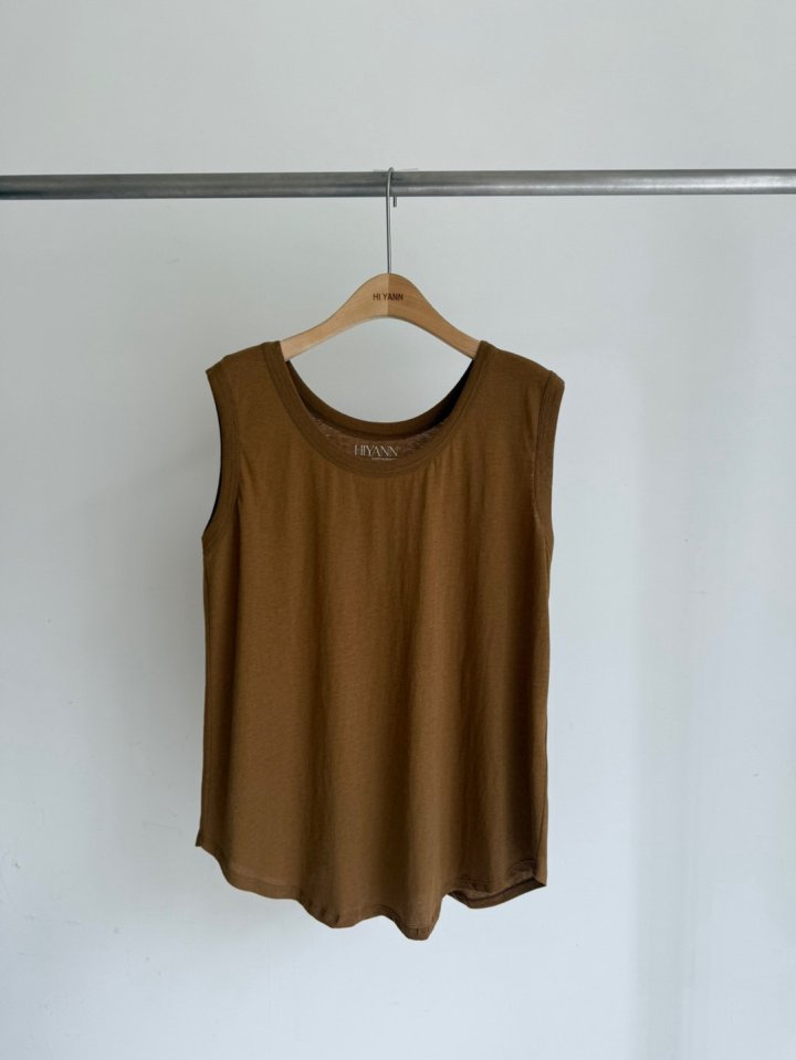 Hiyann - Korean Women Fashion - #shopsmall - Binding Sleeveless - 4