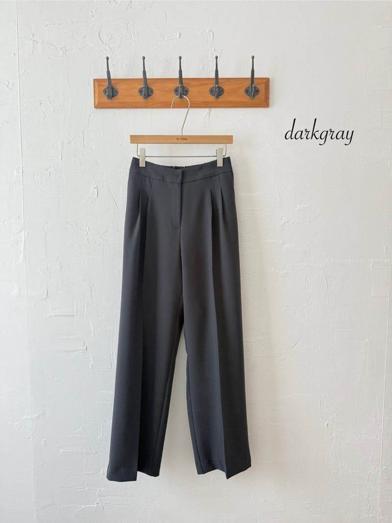 Hiyann - Korean Women Fashion - #thatsdarling - Kooho Pleated Slacks - 6