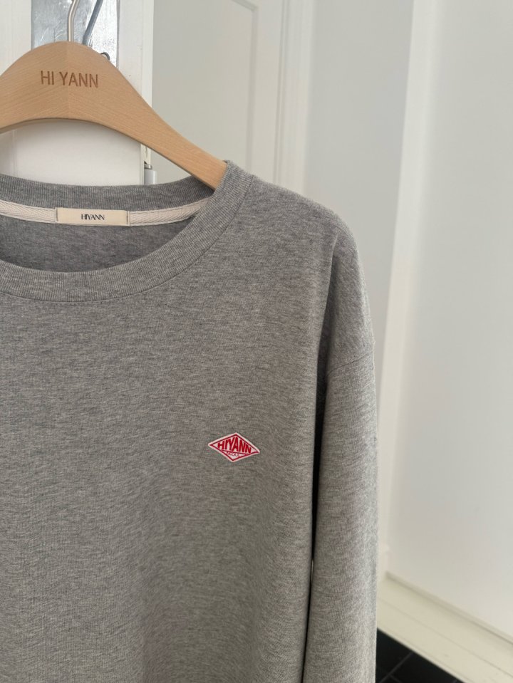Hiyann - Korean Women Fashion - #vintageinspired - Wappen Basic Tee - 7