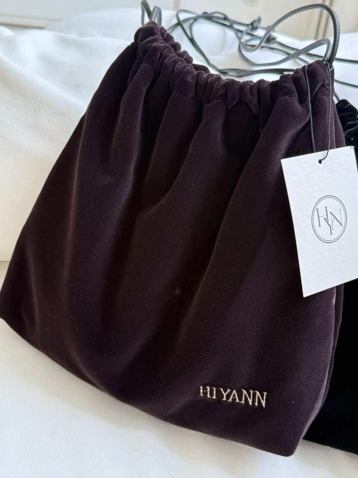 Hiyann - Korean Women Fashion - #momslook - Velvet Bag - 4