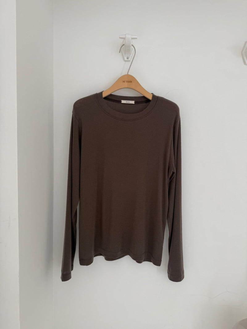 Hiyann - Korean Women Fashion - #womensfashion - Tencel Basic Tee - 6