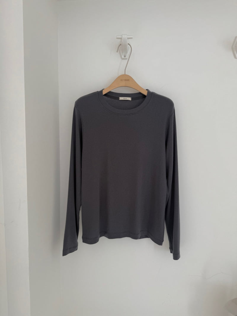 Hiyann - Korean Women Fashion - #womensfashion - Tencel Basic Tee - 8