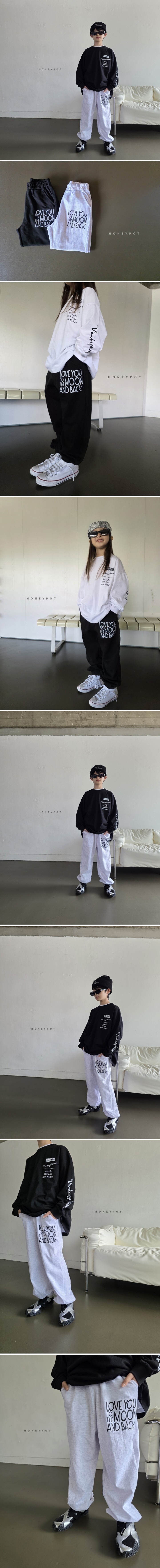 Honeypot - Korean Children Fashion - #discoveringself - Moon Jogger Pants - 2
