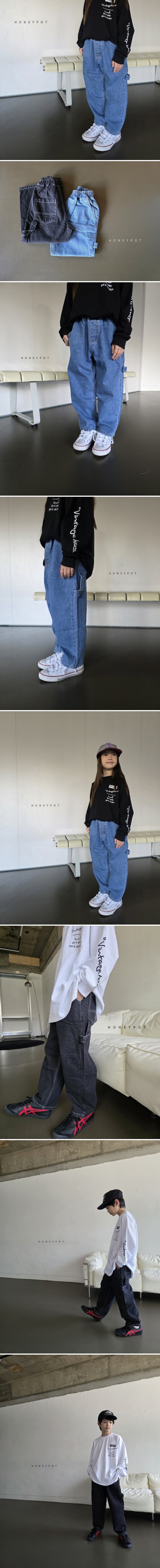 Honeypot - Korean Children Fashion - #magicofchildhood - Trap Jeans - 2