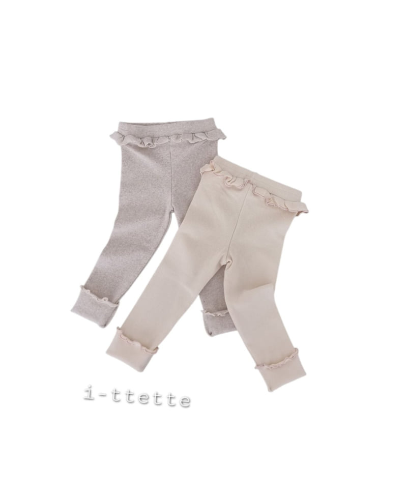 I-Ttette - Korean Children Fashion - #Kfashion4kids - Lala Frill Leggings