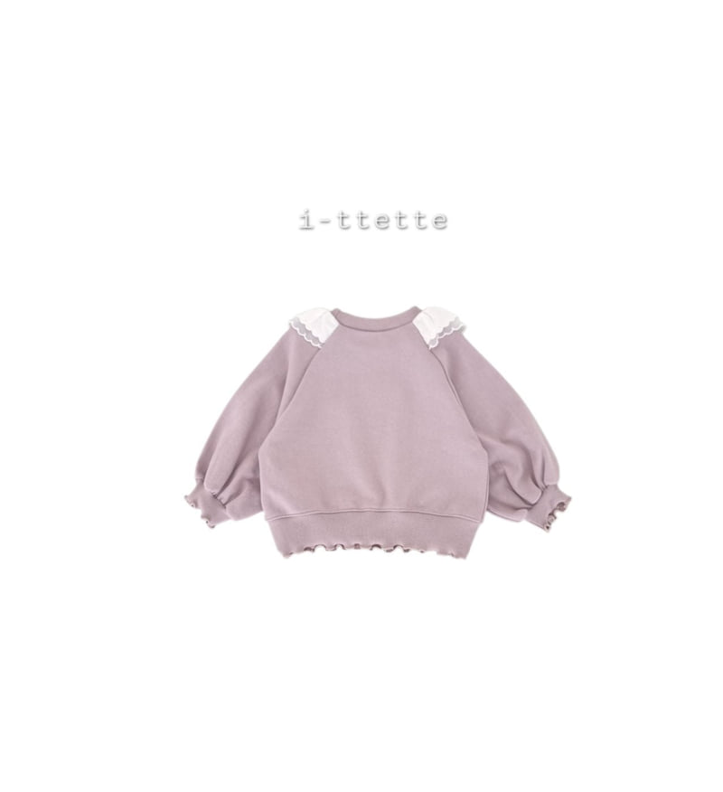 I-Ttette - Korean Children Fashion - #designkidswear - Raglan Ribbon Bunny Sweatshirt - 3