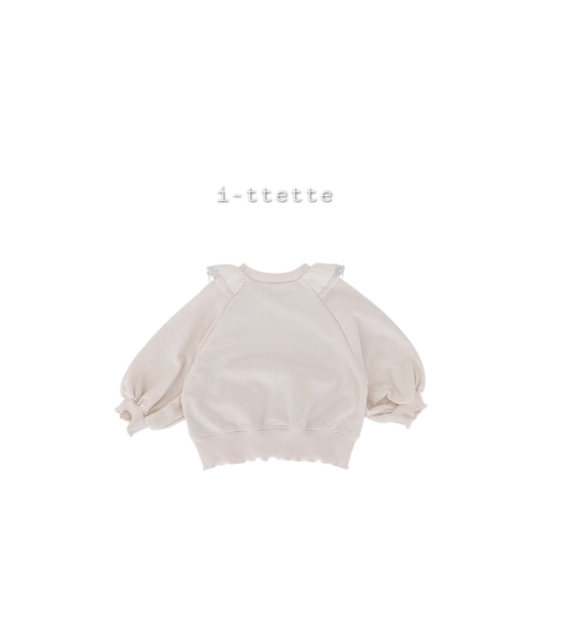 I-Ttette - Korean Children Fashion - #fashionkids - Raglan Ribbon Bunny Sweatshirt - 5