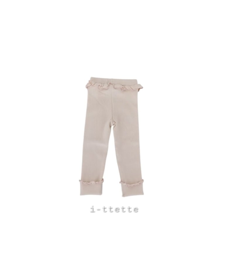 I-Ttette - Korean Children Fashion - #magicofchildhood - Lala Frill Leggings - 3