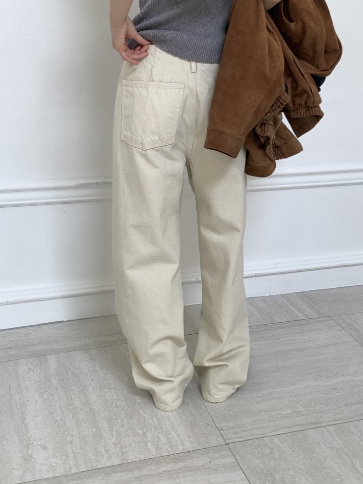 I'm here - Korean Women Fashion - #thelittlethings - Round Cotton Baggy Pants - 2
