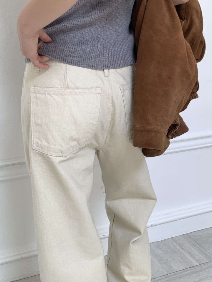 I'm here - Korean Women Fashion - #womensfashion - Round Cotton Baggy Pants - 10