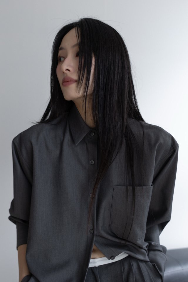 Inssense - Korean Women Fashion - #momslook - Urban Breeze Formal Shirt - 6