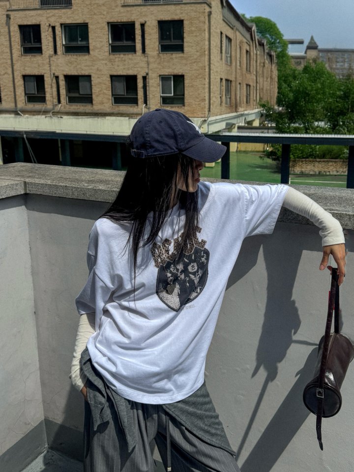 Inssense - Korean Women Fashion - #womensfashion - Oversized Vintage Leopard ACDC Graphic Tee - 4