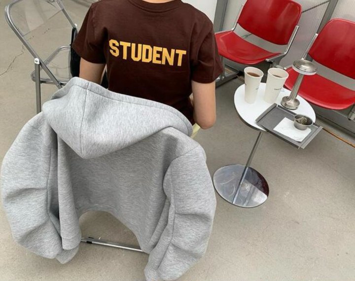 Inssense - Korean Women Fashion - #momslook - Oversized Neoprene Balloon Sleeve Two Way Zipped Hoodie - 3