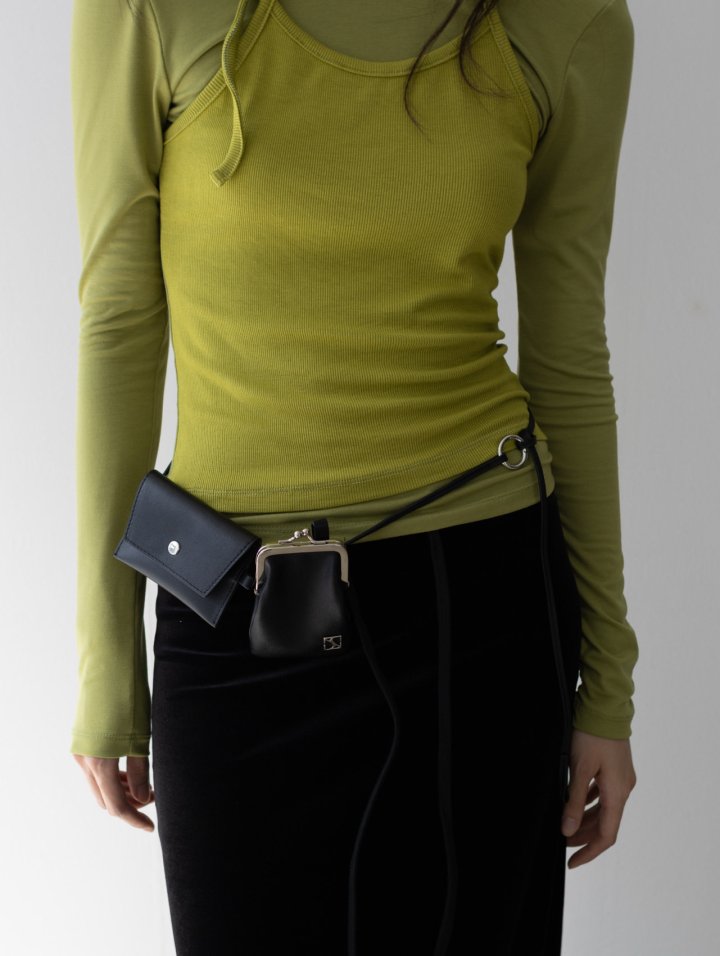 Inssense - Korean Women Fashion - #momslook - Layered Backless Halter Top - 7