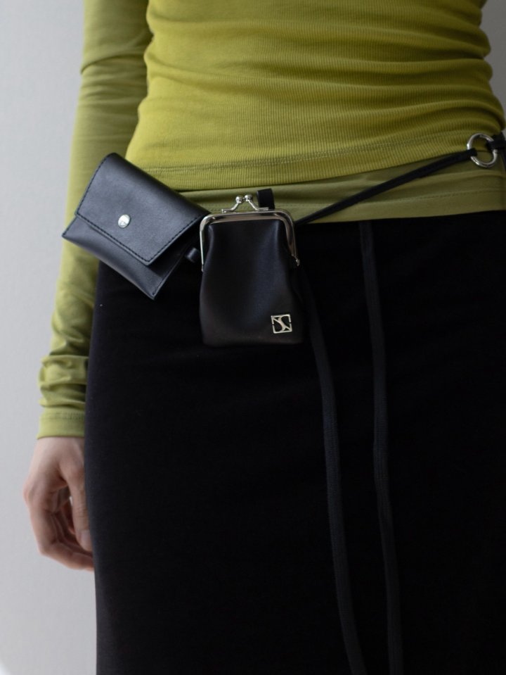 Inssense - Korean Women Fashion - #momslook - Twin Wallet Belt Bag - 2