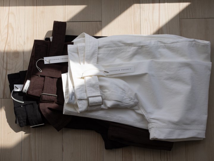 Inssense - Korean Women Fashion - #womensfashion - Premium Peach Volume Belted Wide Pants - 6