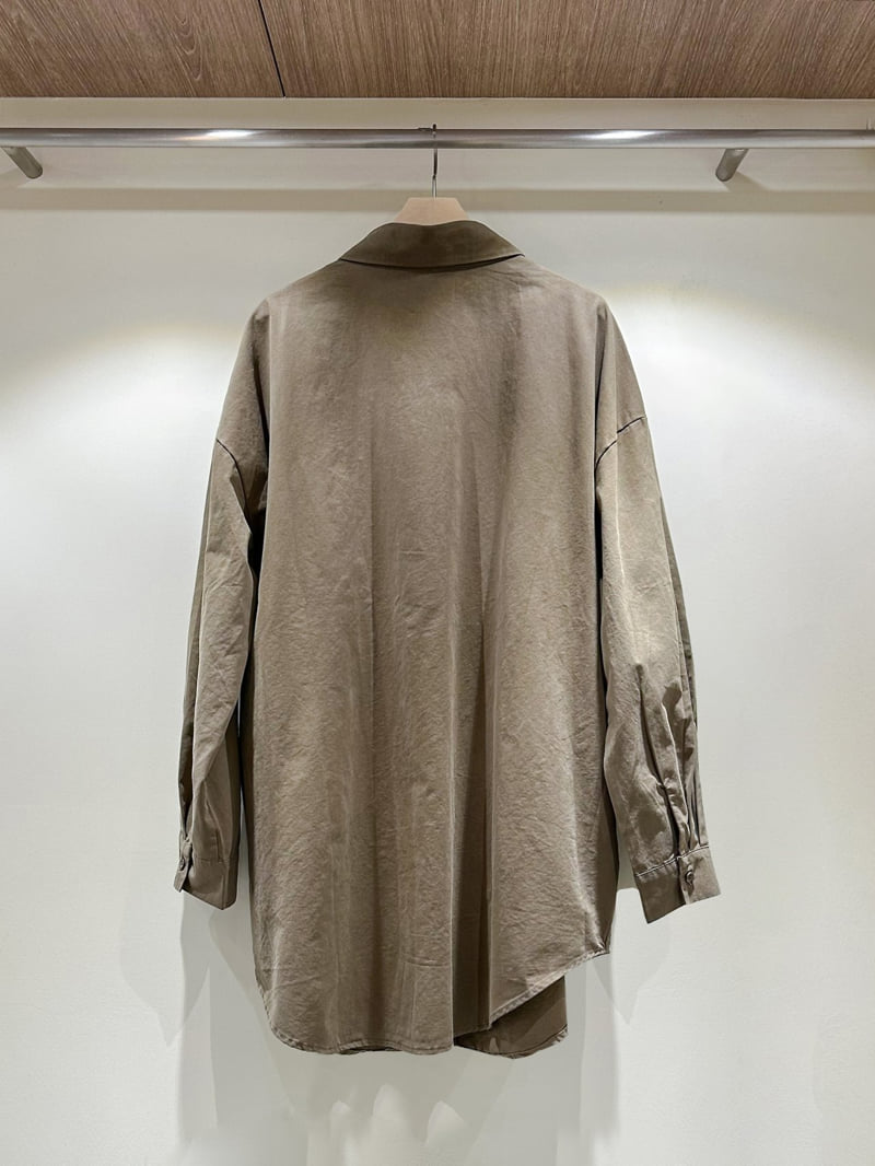 J dew - Korean Women Fashion - #romanticstyle - Two-Four Long Shirt - 4