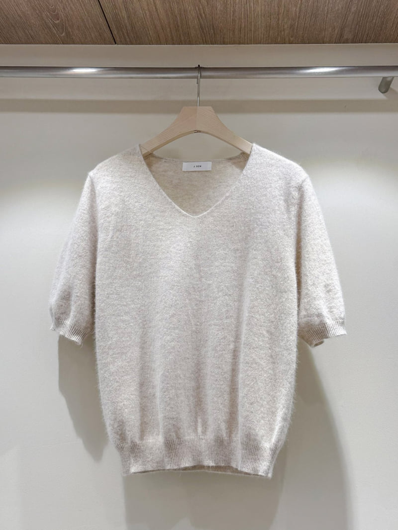 J dew - Korean Women Fashion - #thelittlethings - Wool V-Neck Knit Skirt Set - 5