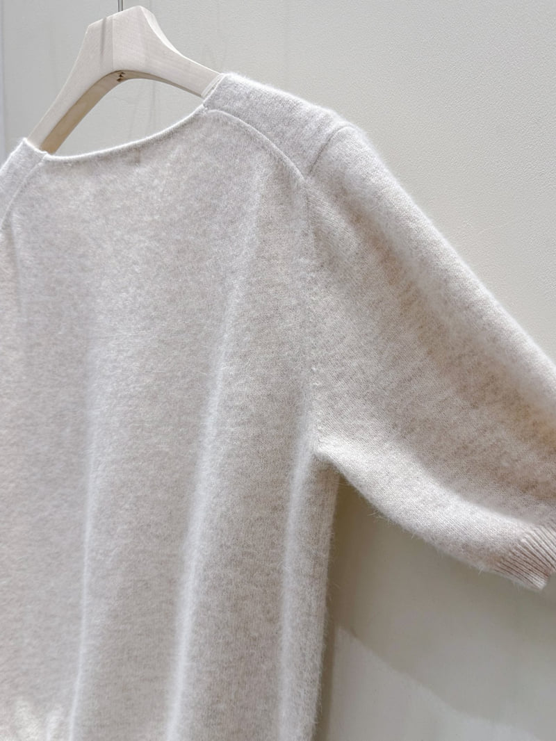 J dew - Korean Women Fashion - #womensfashion - Wool V-Neck Knit Skirt Set - 9