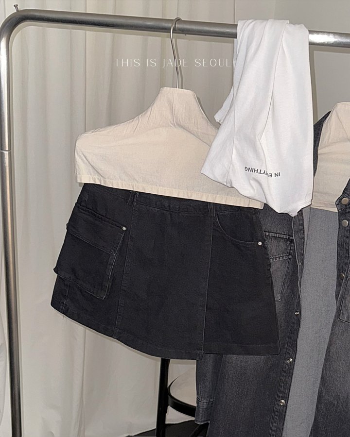Jade Market - Korean Women Fashion - #momslook - Dear Skirt Pants - 3