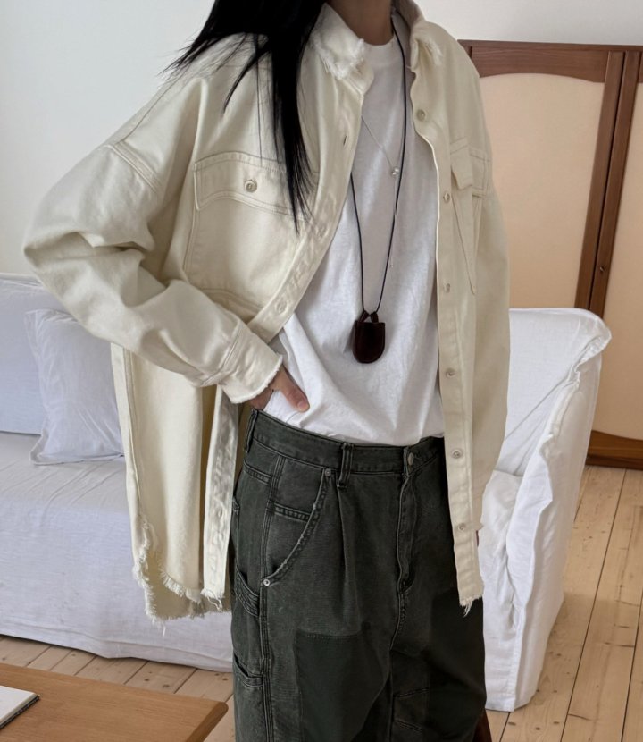 Jade Market - Korean Women Fashion - #momslook - Pocket Dekki Shirt - 7