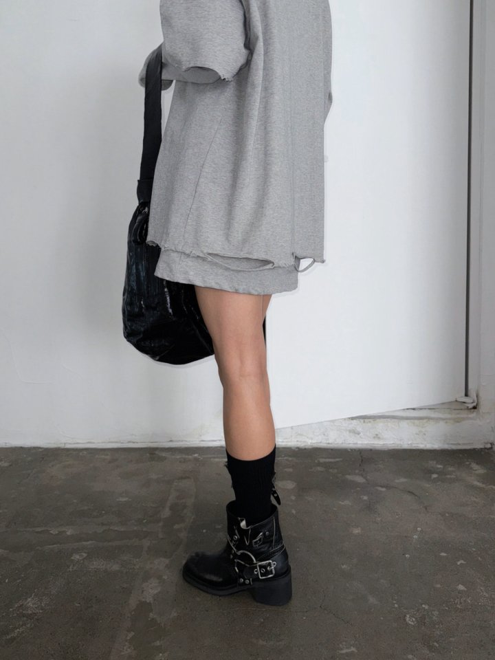 Jade Market - Korean Women Fashion - #momslook - Layerd Bean Top Set - 3